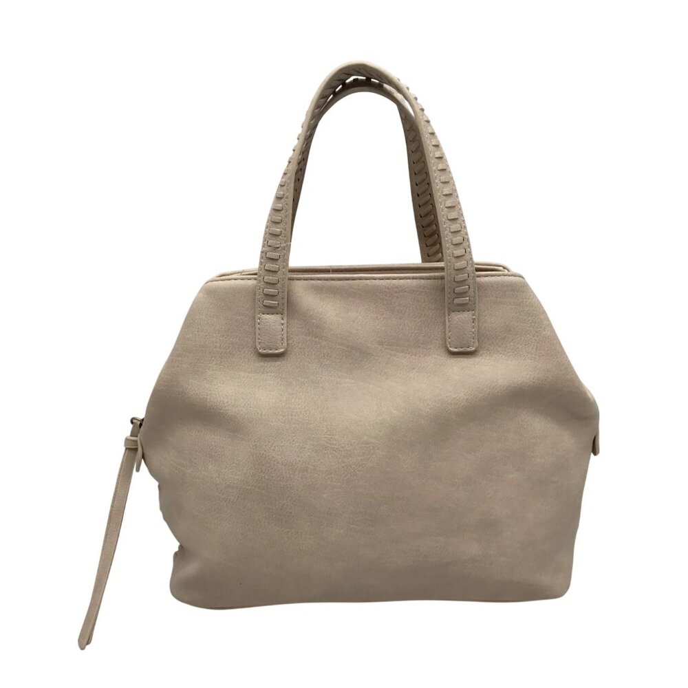 Antik Kraft Beige Faux Leather Alba Shoulder Hobo Bag